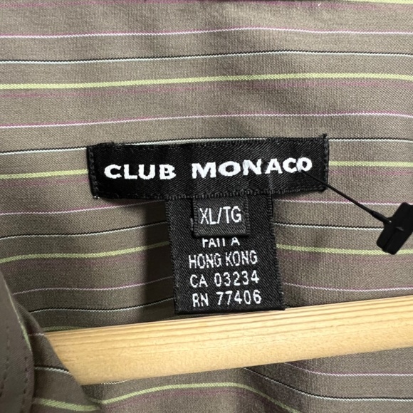 Club Monaco striped dress shirt - Picture 2 of 5